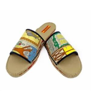 NEW RESPOKE women's curiosite flip flop in multi